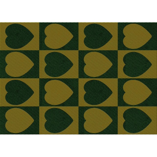 Ahgly Company Machine Washable Indoor Rectangle Transitional Olive Green Area Rugs, 7' x 10'