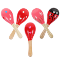 thumbnail image 5 of Beach Toys Baby Wood Sand Hammer Early Educational Instrument Music for Infants and Children (Random Color Pattern) 5pcs, 5 of 5