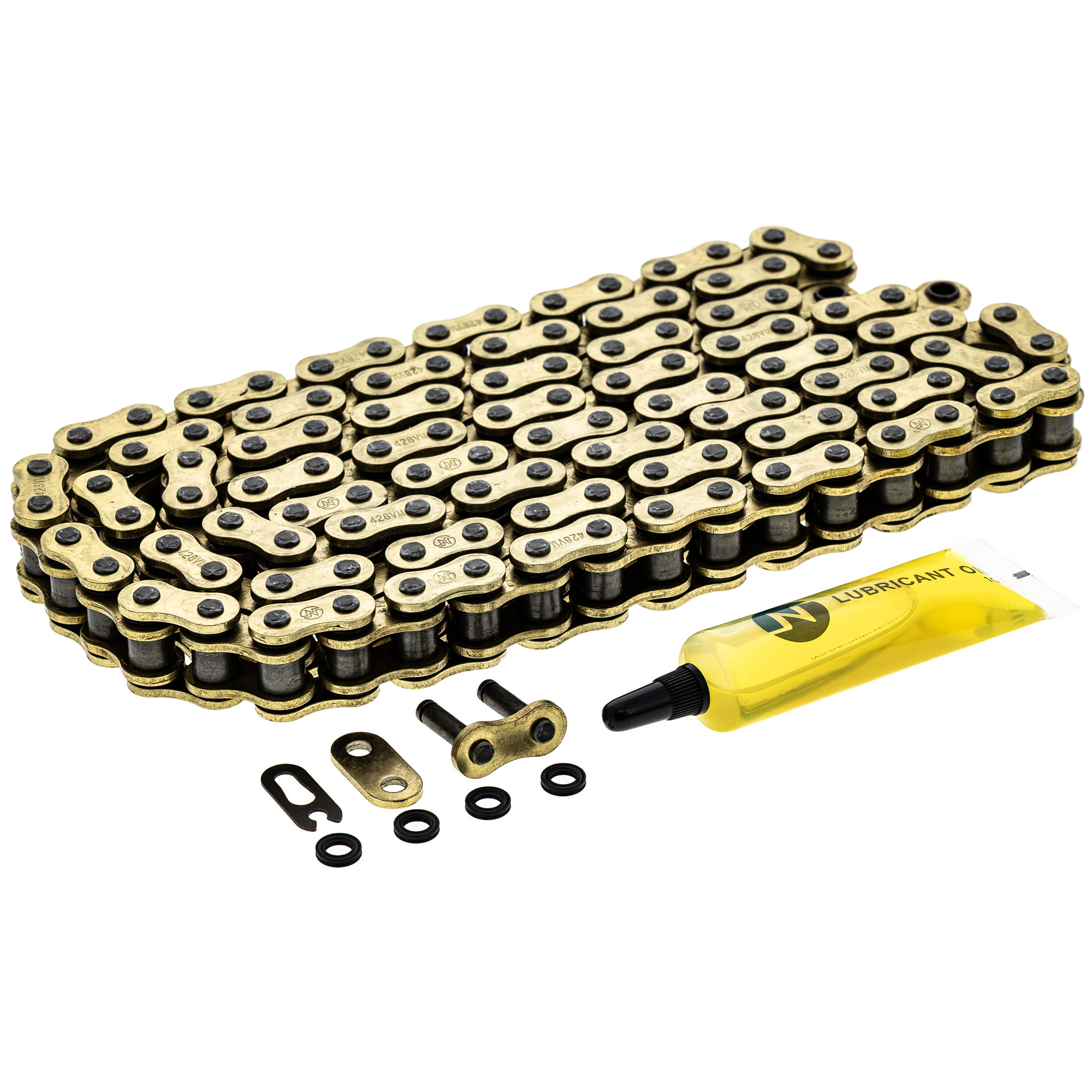 Niche Gold 428 X-Ring Chain 116 Links With Master Link Motorcycle 519-CDC2559H