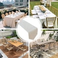 thumbnail image 4 of JASKFLY Long Table Sheer Runner for Weddings & Parties Solid Color Linen Table Runner 30x210cm(120-150cm Tables)Beige, 4 of 9