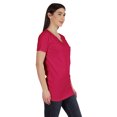 thumbnail image 2 of Inkmeso Long Length Notch Neck Top For Women Basic Cotton Tee Shirt w/ Pocket Patch Legging Top, 2 of 7
