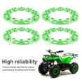 thumbnail image 3 of 6 Inch ATV Wheel Trim Hub  Decor Plastic Tires Decoration Rim Guard Universal for Go Kart ATV, 3 of 7