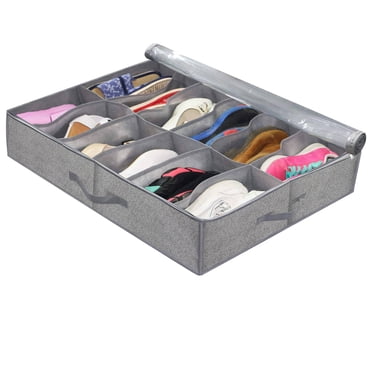 zanvin Rangement et Organisation Sac de Rangement pour Chaussures sous le Lit Boîte de Rangement Tiroir sous le Lit Boîte de Rangement Matériau Non Tissé Conception Pliable