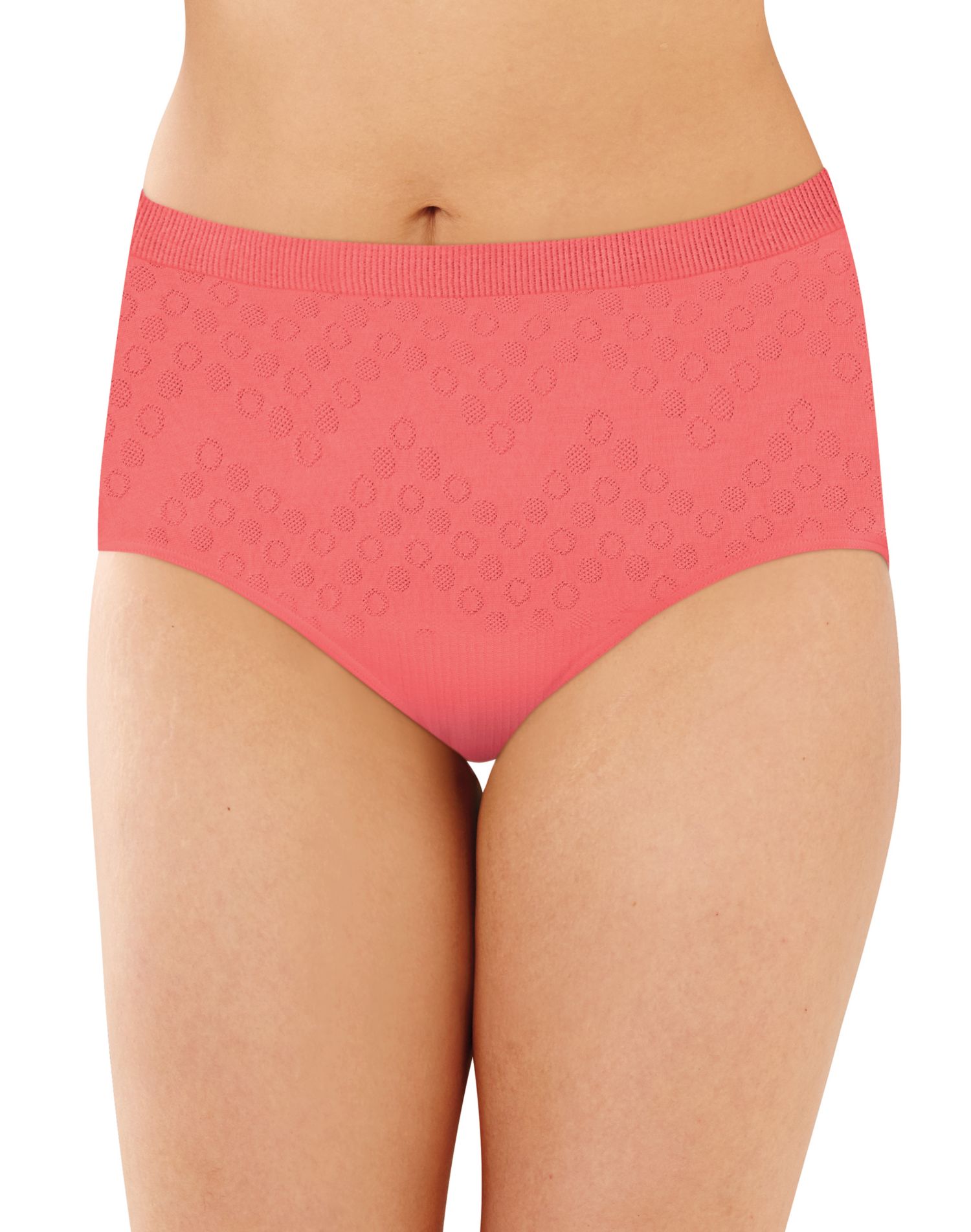 Bali Comfort Revolution Womens Microfiber Seamless Brief - Best-Seller, 6/7