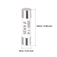 thumbnail image 2 of Unique Bargains Ceramic Cartridge Fuses 1A 250V Ceramic Fuses Fast Blow for Amplifier Energy Saving Lamp Ballast 5pcs, 2 of 4