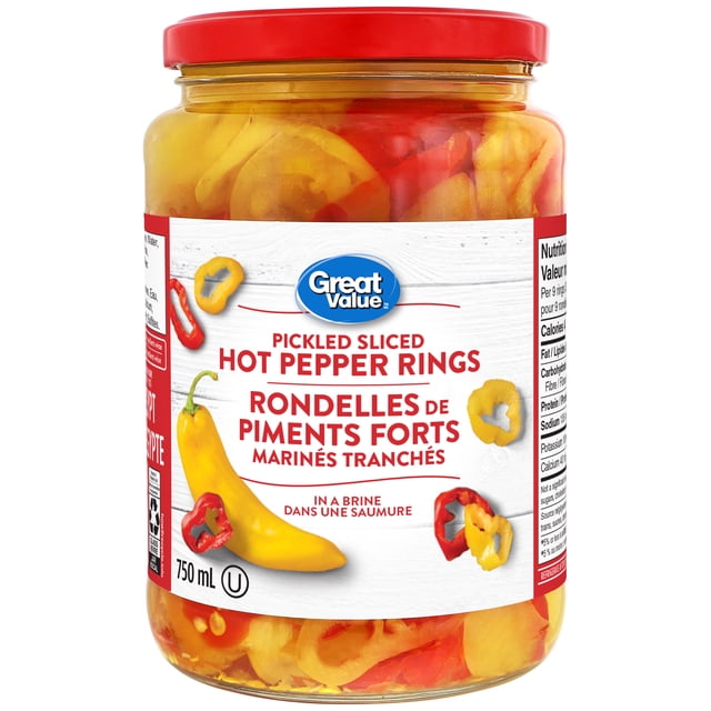 Great Value Pickled Sliced Hot Pepper Rings