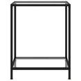 thumbnail image 2 of vidaXL Table Console Transparent 60x35x75 cm Verre Trempé, 2 of 5