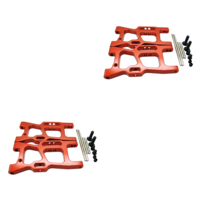 mmirethe 1/14 LC Racing S With Front Lower Arm For Improved Handling Improve Performance red 2Set