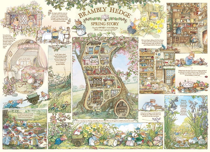Cobble Hill 1000 Piece Puzzle - Brambly Hedge Spring Story