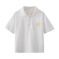 thumbnail image 1 of Chemise Polo Garçon Chemise Unie Garçon Chemise de Rugby Boutonnée Hauts à Manches Courtes 11-12 Ans Mode Garçon, 1 of 4