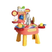 Jindong Children's Toys Play Kitchen Running Water Cutlery Washbasin Toys Dishwasher Multi Function Play Kitchen Toys Children's Birthday Toy Accessories
