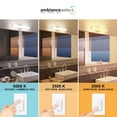 thumbnail image 4 of Globe Electric 24" Chrome Dimmable Color Adjustable LED Integrated Modern Style Vanity Light with Dimmer Remote, 4 of 9