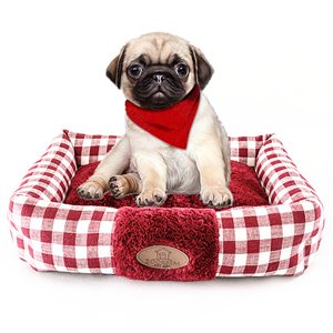 Pet Bed Soft Dog Bed Rectangle Kennel Cat Bed Puppy Cushion Warm Pet Basket Supplies Mat
