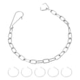 thumbnail image 1 of 6pcs Toilet Flapper Replacement Chains Toilet Handle Chains Stainless Steel Lift Chains, 1 of 5