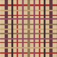 thumbnail image 1 of Ahgly Company Tapis d'Intérieur Lavables en Machine Carrés Transitionnels Bruns Rouges, Carrés de 8', 1 of 7