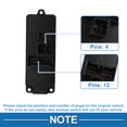 thumbnail image 4 of Unique Bargains Power Window Switch No.BP1E66350 Front Left Driver Side Window Control Switch for Mazda 3 2003-2010 Black, 4 of 7