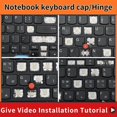 thumbnail image 1 of Replacement Keycap Key cap Hinge for Lenovo ThinkPad x1 Carbon Gen5 Gen6 5th 5th Gen 5 6 2017 2018 Laptop Keyboard 4 Keycap, 1 of 5