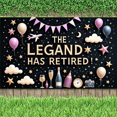 thumbnail image 4 of Decorative Design Retirement Party Banner Starry Theme Retirement Celebration Balloon Champagne Backdrop for Retirement Party Indoor Decoration Photo Opportunity, 4 of 5