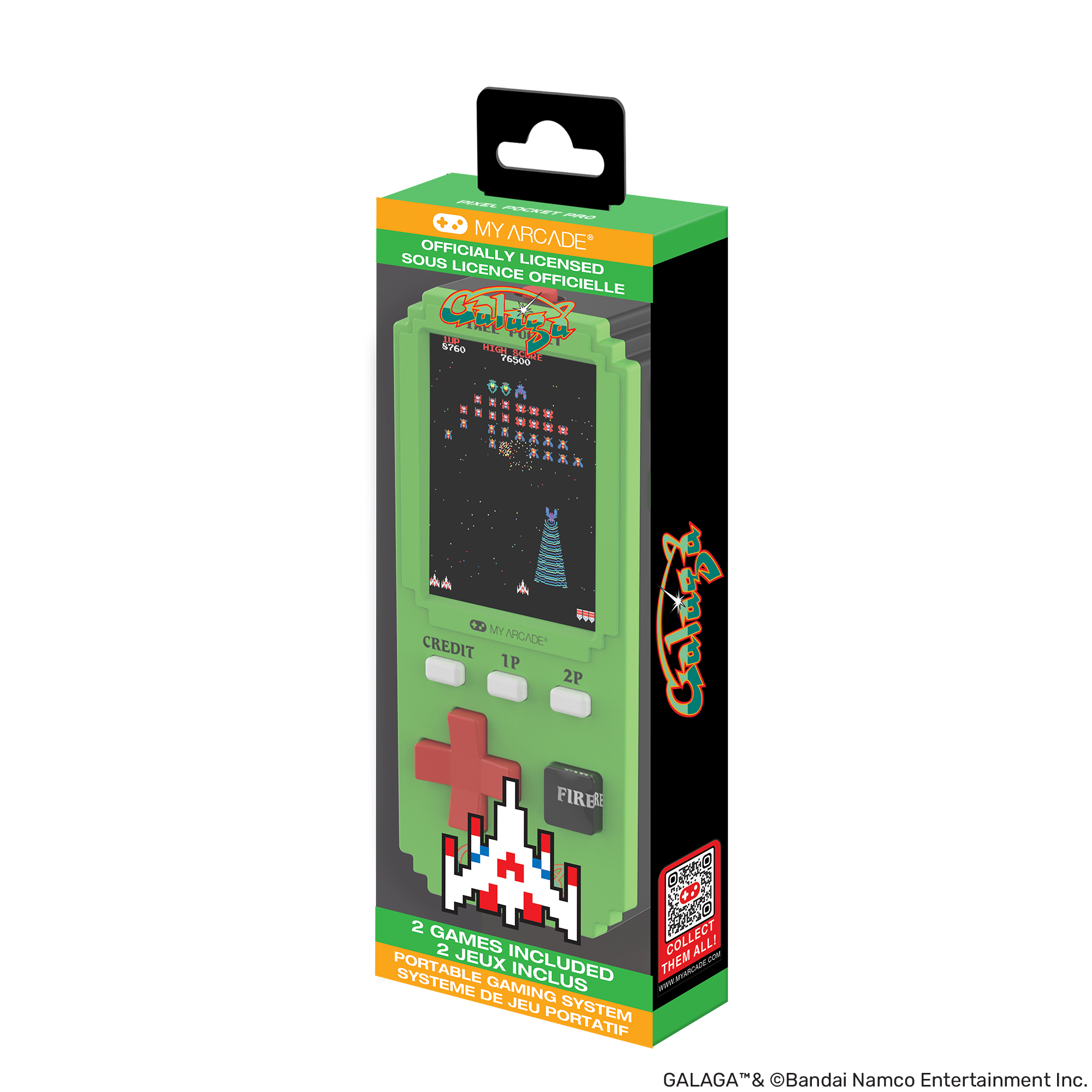 My Arcade Galaga Pixel Pocket Pro