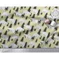 thumbnail image 2 of Soimoi Beige Poly Georgette Fabric Bear Tree Print Fabric by the Yard 42 Inch Wide, 2 of 3