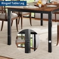 thumbnail image 4 of 79 in Large Industrial Dining Room Table for 6-8 People Rectangular Wood Kitchen Table Modern Farmhouse Dining Table Kitchen Dining Room Table with Heavy Duty Metal Legs forKitchen Living Room, 4 of 7