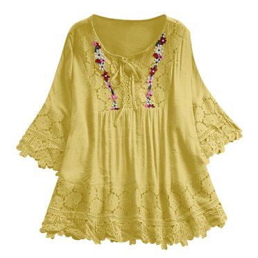 Chemises à Manches Longues pour Femmes Chemises de Course à Manches Courtes pour Femmes Taille Petite Hauts pour Femmes T-Shirt Décontracté à Manches Longues Chemises Décontractées pour Femmes Tuniques d'Été pour Femmes Chemises à Manches Longues pour Dames T-Shirt Court