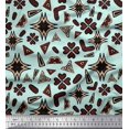 thumbnail image 1 of Soimoi Poly Georgette Fabric Flower Artistic Print Fabric by The Yard 42 Inch Wide, 1 of 3
