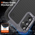 thumbnail image 3 of REQO for Galaxy A14 5G Phone Case,Samsung Galaxy A14 5G Case with Screen Protector,Heavy-Duty Tough Rugged Shockproof Protective Phone Case for Samsung A14 5G, Gray Black, 3 of 6