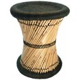 thumbnail image 1 of Natural Geo Tabouret d'Appoint en Murène - Vert Tissé à la Main, 1 of 4