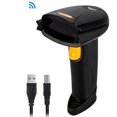 thumbnail image 1 of DEWIN Wireless Bluetooth 4.0 & USB 3.0 Wired Barcode Scanner, 1D Handheld Inventory Laser Bar Code Re, 1 of 9