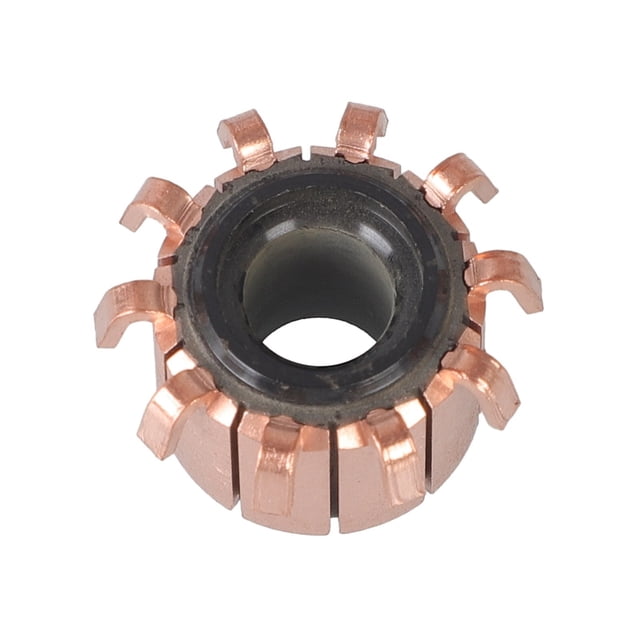 18 x 8 x 14.5(15) mm 10P Teeth Copper Hook Type Electrical Motor Commutator 1pcs