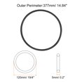 thumbnail image 2 of Uxcell 5pcs Universal Sewing Machine Motor Stretch Belt 377mm 15" Perimeter 3/16" (5mm) Belt Thick, 2 of 5
