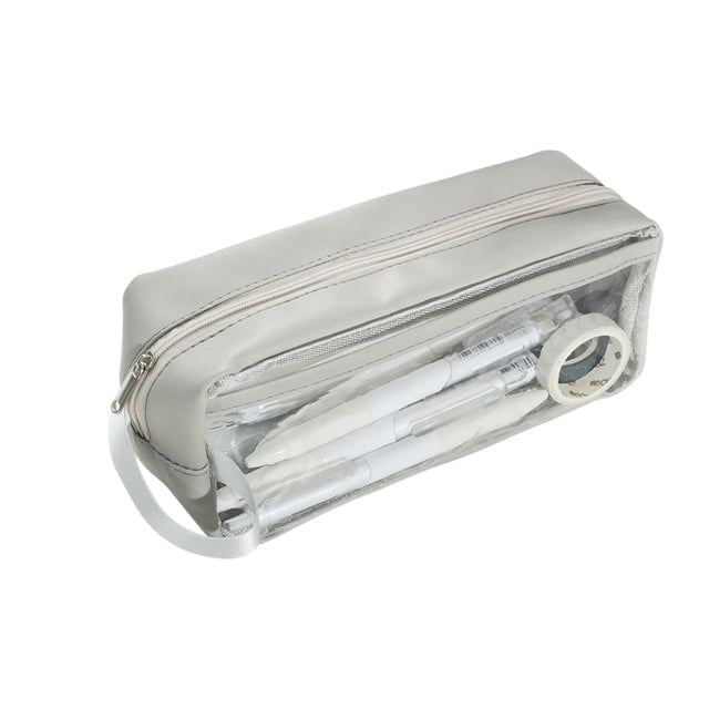 Tyidzon Clear Pencil Pouch Large Capacity Pencil Case Pouch for Offices, Travel, Work, Easy Storage Stationery, Documents, Small Items