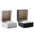 thumbnail image 2 of SHISUYAN Square Watch Box Case Jewelry Display Organizer Box Fashion Wrist Watch Storage Holder (Black), 2 of 8