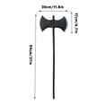 thumbnail image 3 of Dvkptbk Décorations d'Halloween Cadeaux Halloween Arme de Simulation Accessoires Hache Double Face Pirate Accessoires de Jeu, 3 of 8