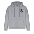 thumbnail image 4 of QIPOPIQ Men's Loose Fit Midweight Logo Sleeve Graphic Sweatshirt Clearance, 4 of 6