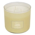 thumbnail image 4 of Mainstays 3-Wick Textured Wrapped Cremey Cashemer Scented Candle, 14 oz, 4 of 6