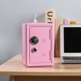 thumbnail image 2 of CHUANK Kids Bank Locker Safe With Key And Single Digit Lock  Metal Money Safe  Mini Password Cash Paper Money Savings Box Gift For Kids Boys And Girls, 2 of 7