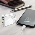 thumbnail image 2 of 3.1A Type - C PD + 3USB Multi - Port Travel Charger - 65W Fast Charging, Automatic Recognition, Safe, Ideal for Travel, Charges Multiple Devices, 2 of 5