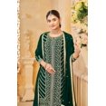 thumbnail image 2 of Custom Made Pakistani Straight Kurti Georgette With Sharara Suit Wedding Special , 2 of 4