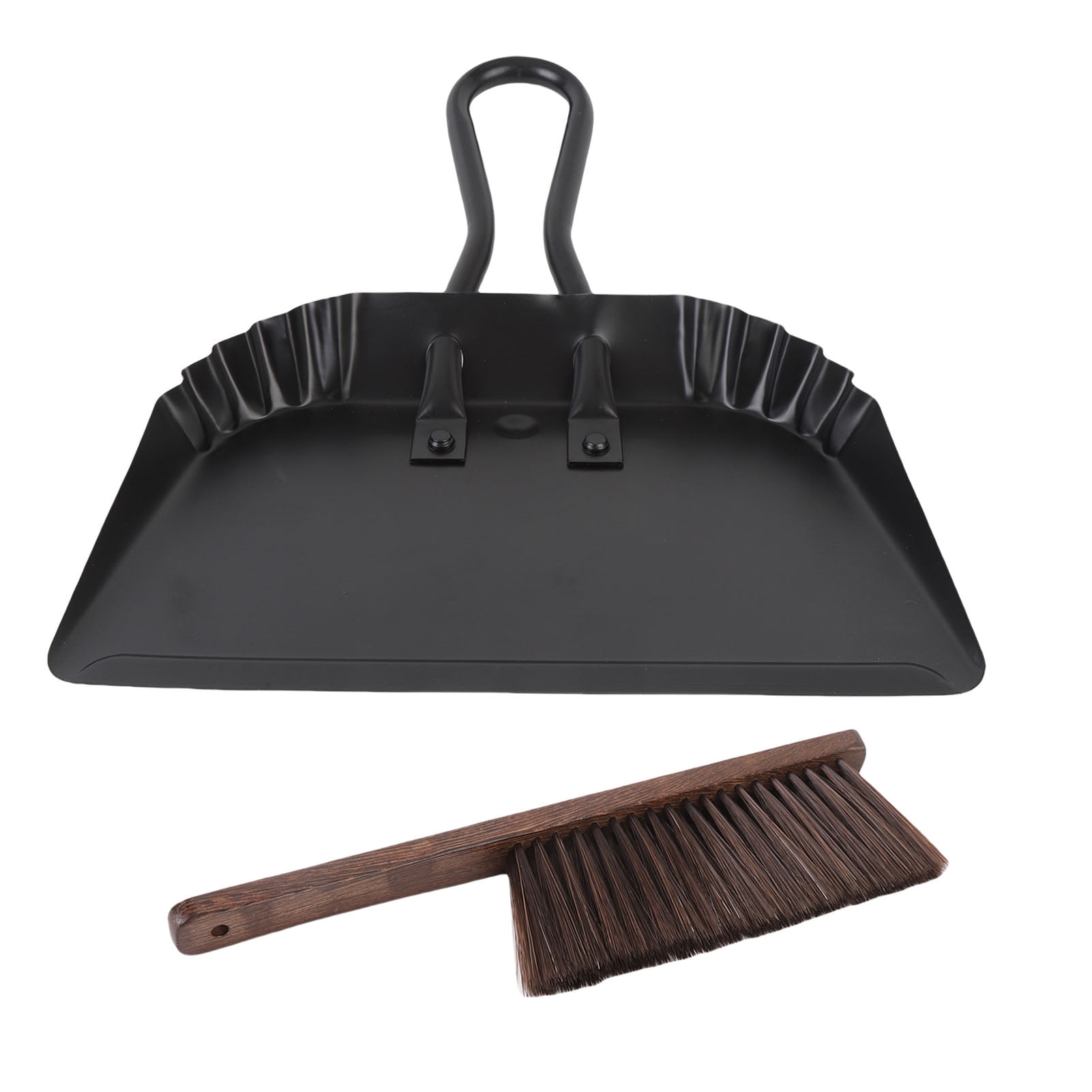 Dust Pan Broom, Dense Bristles Suspension Hole Dustpan and Brush Set  for Home