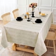 thumbnail image 4 of Ivory Tablecloth 60x102in for Rectangular Table Waterproof Table Cloths for Dining Room Indoor Outdoor Table Cloth, 4 of 5
