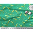 thumbnail image 3 of Soimoi Velvet Fabric Flower Watercolor Print Fabric by the Yard 58 Inch Wide, 3 of 3