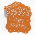 thumbnail image 2 of Inkdotpot Pack Of 100 Real Silver Foil Bracket Shape Paper Tags Happy Birthday Favor Hang Tags, 2 of 6