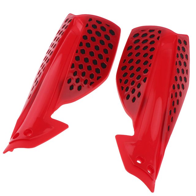 Miulika 22mm 7/8 Pouces Barre de Brosse Motocross Garde-Mains Rouge