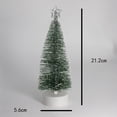 thumbnail image 4 of Mini Artificial Sisal Snow Christmas Trees Ornaments Bottle Brush Tree For Crafts Decor Table Top Decorations, 4 of 4