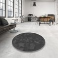 thumbnail image 4 of Ahgly Company Machine Washable Indoor Rectangle Transitional Charcoal Black Area Rugs, 8' x 12', 4 of 7