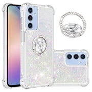 Case for FOXDOCK Samsung Galaxy A26 Full Corner Protection Glitter Phone Case with Ring Holder