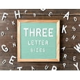 thumbnail image 3 of Felt Letter Board 10x10 +2sets PRE-Cut Letters +Stand +UPGRADED WOODEN Sorting Tray! Letters Board, Letter Boards, Letterboard, Word Board, Message Board, Letter Sign, Changeable, 3 of 7