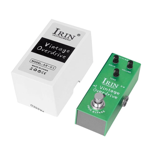 IRIN Portable Full Overdrive Distoration Delay Compressor Vintage Effect Pedal